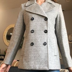 Wool Blend Peacoat